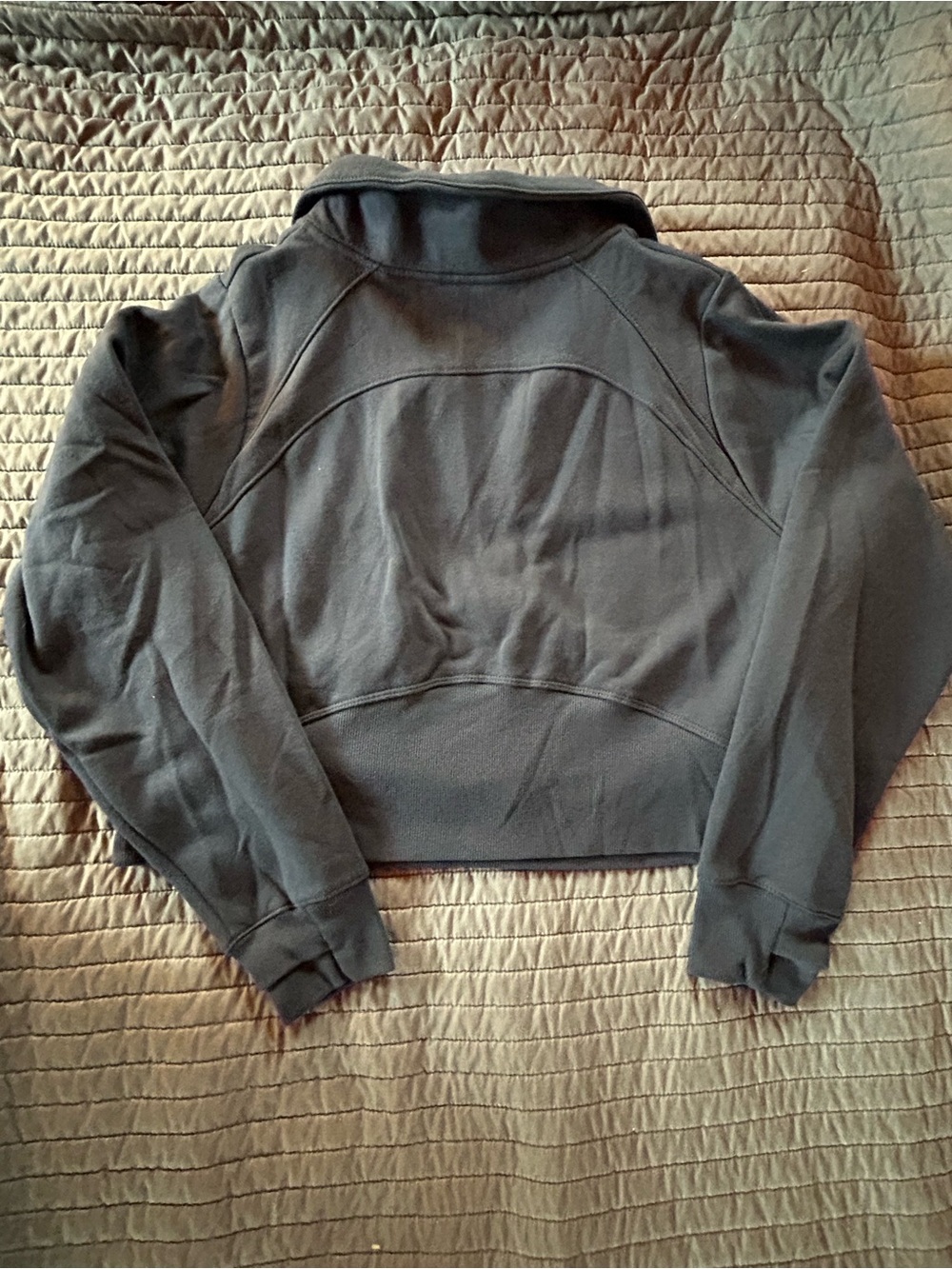 All in Motion Navy 1/2 Zip-Up sweatshirt Paddle Logo - Picture 4 of 4